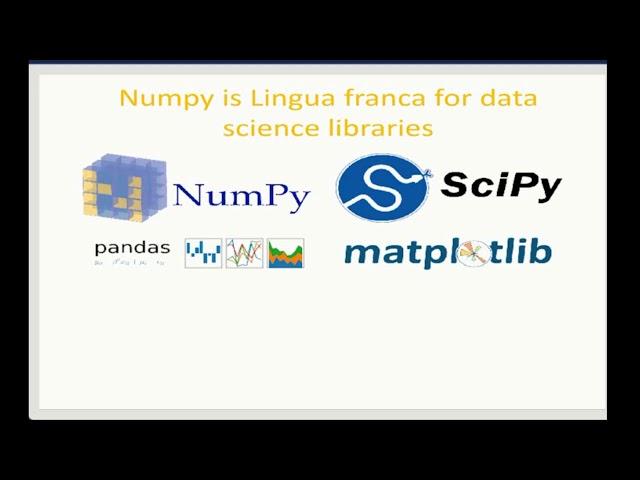 Introduction to Numpy in Urdu/HIndi