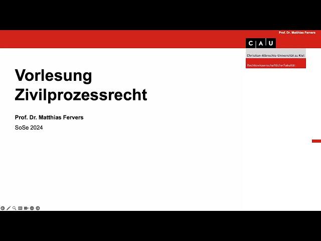 Zivilprozessrecht – Folge 01 (Prozessablauf und Verfahrensgrundsätze)