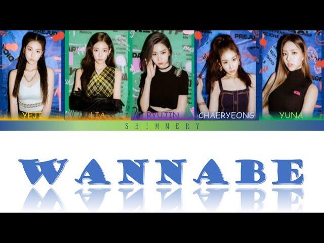 ITZY (있지) "WANNABE" (Color Coded Lyrics Eng/Rom/Han/가사)