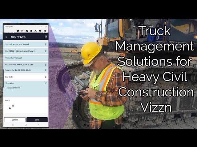 Truck Management Solution for Heavy Civil Construction - Vizzn