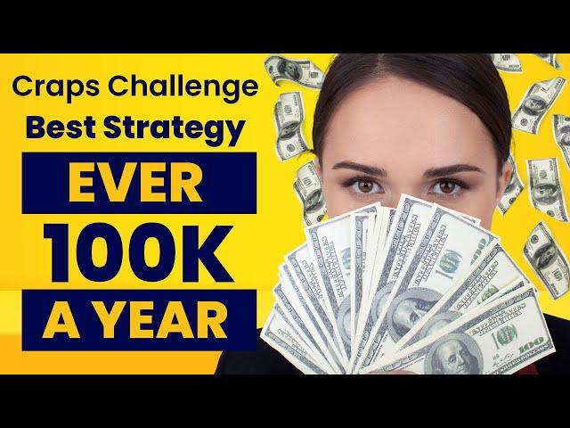 Craps How To Make 100k a Year Challenge. The Greatest Strategy Ever  WAIT WAIT 6/8 Modified