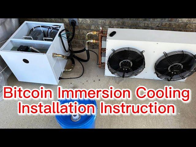 Mining Immersion Cooling Tank Dry Cooler Introduction | Bitcoin Asic Miners Overclocking #bitcoin