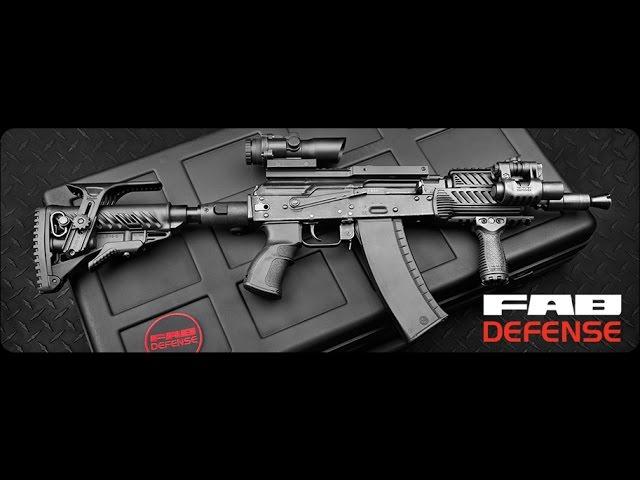 Тюнинг автомата Калашникова от FAB-Defense (Израиль)