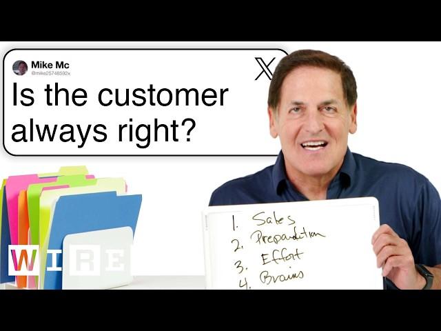 Mark Cuban Answers Business Questions From Twitter | Tech Support | WIRED