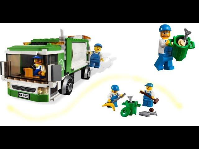 ЛЕГО МУСОРОВОЗ/Собираем Лего Вместе/LEGO GARBAGE TRUCK