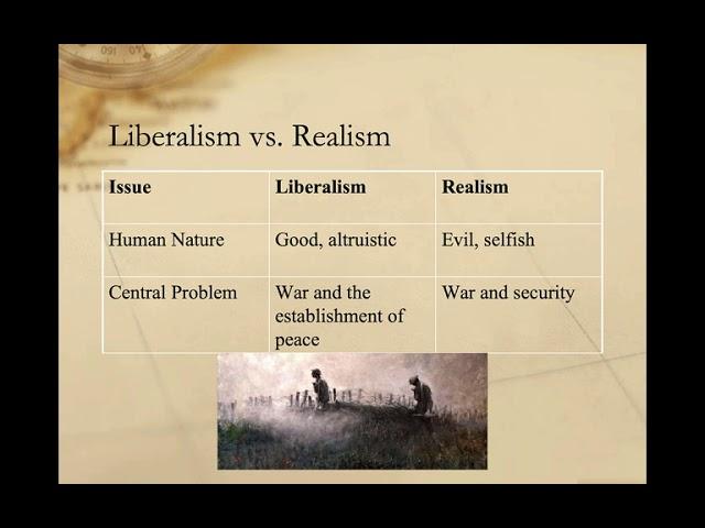 Comparing Liberalism and Realism