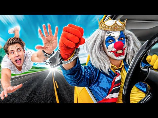 24 HOURS IN HANDCUFFS WITH A4 CLOWN !