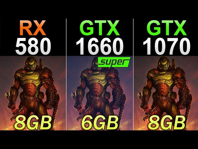 RX 580 Vs. GTX 1660 Super Vs. GTX 1070 | 1080p and 1440p Gaming Benchmarks