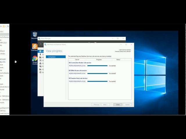 How to install Remote Desktop Service RDS role Windows 2016 Server