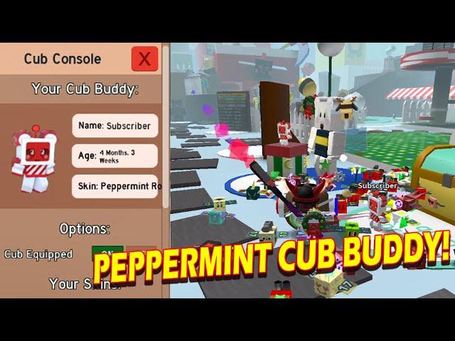  I GOT PEPPERMINT CUB BUDDY! BEE SWARM SIMULATOR