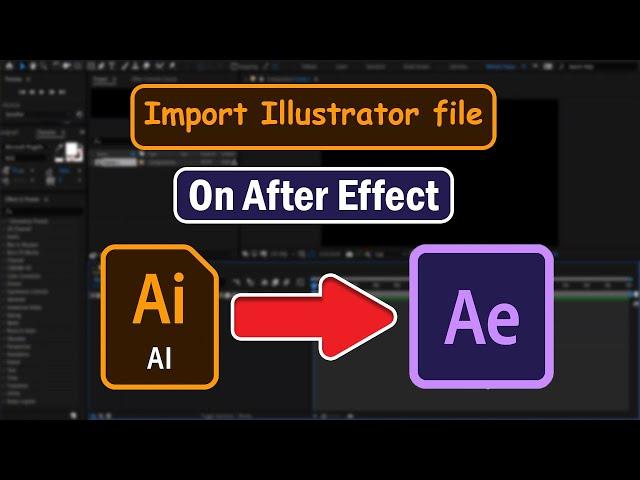 How to Prepare and Import an Illustrator File into After Effects | Creator Hasan