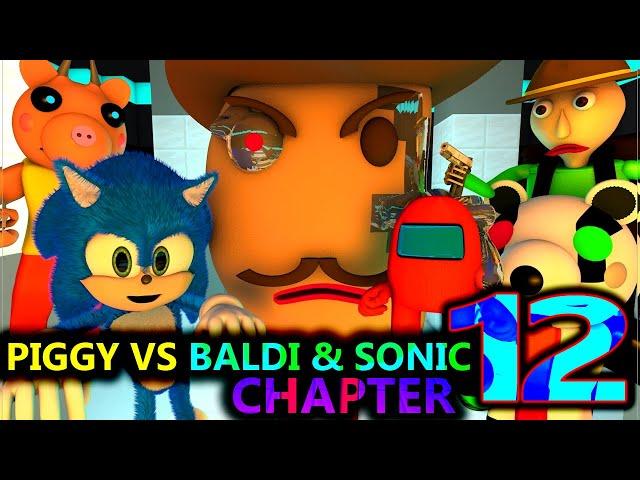 PIGGY X SONIC & BALDI ROBLOX ANIMATION CHALLENGE! Chapter 12 Finale (official) Minecraft Horror Game