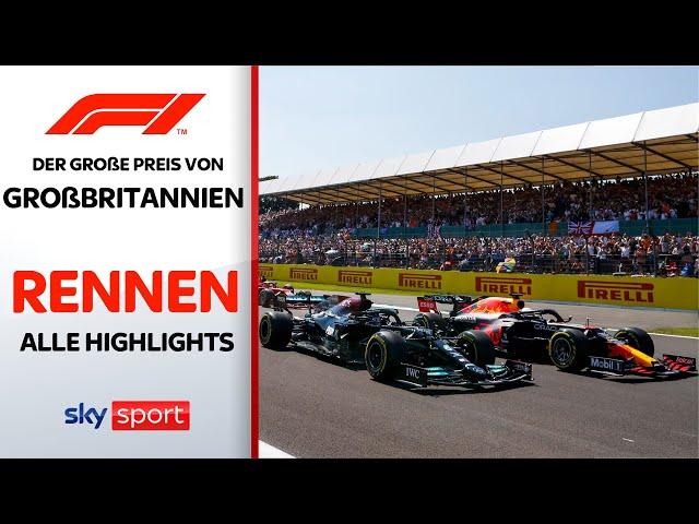 Hamilton haut Verstappen raus und holt Heim-GP | Rennen - Highlights | GP Großbritannien | Formel 1