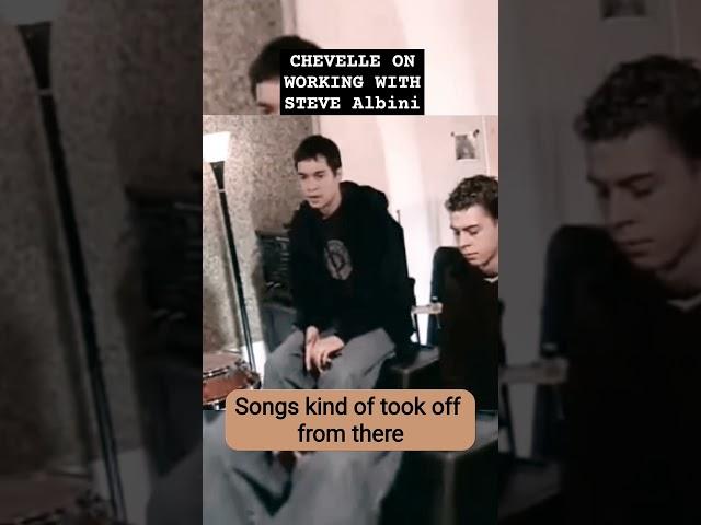 The Rock Band Chevelle Discuss recording The Album Point #1 w/ Steve Albini