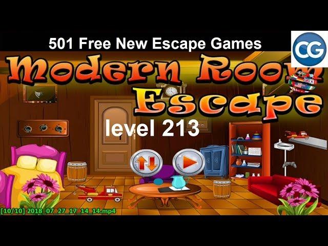 [Walkthrough] 501 Free New Escape Games level 213 - Modern room escape - Complete Game