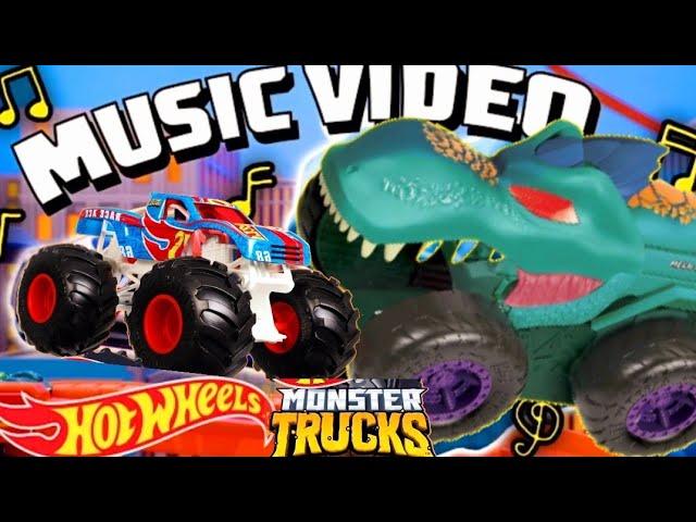 DO THE DINO CHOMP!  | But It's Hot Wheels Monster Trucks!