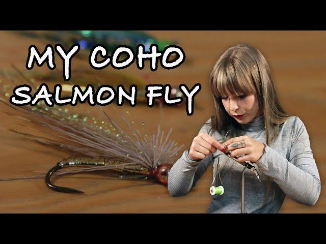 This is How I Tie My Favourite Coho Salmon Fly #salmonfishing #flyfishing #flytying