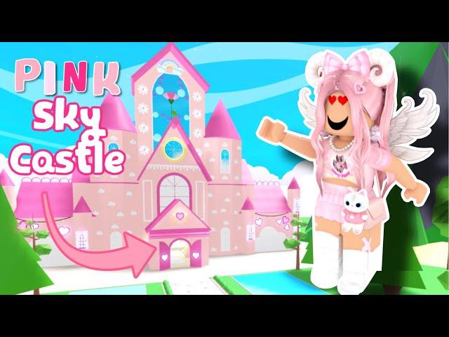 I Bought The *BRAND NEW* ROYAL SKY CASTLE In Adopt Me... (The Biggest Castle In Adopt Me!)