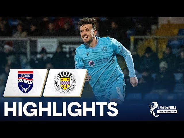 Ross County 1-2 St Mirren | Smyth’s Late Free-Kick Wins It! | William Hill Premiership