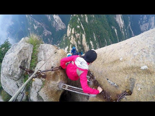 The World's Most Dangerous Hiking Trail - Mount Huashan - Hua Mount