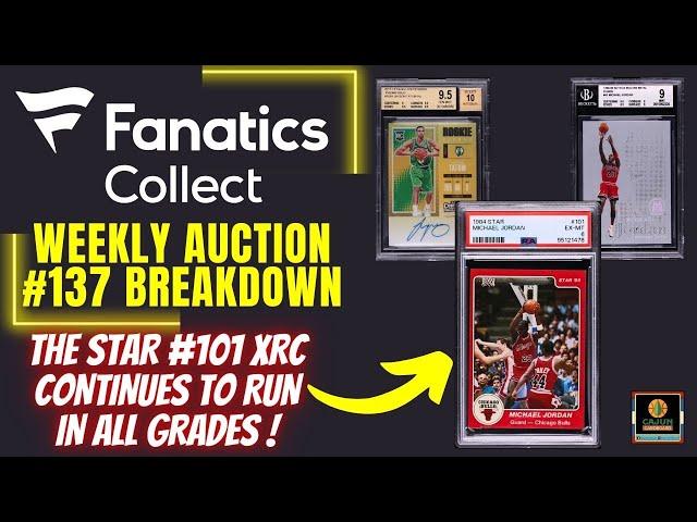 Basketball Card Prices Gaining Steam - Fanatics Auction #137 Breakdown