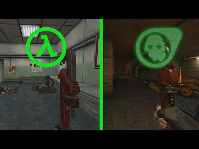 Half Life Opposing Force Original vs. remake (Operation Black Mesa) - All weapons comparison