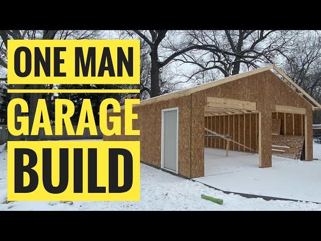 24x32 Garage Start to Finish, Walkthrough and Q&A | MY DIY