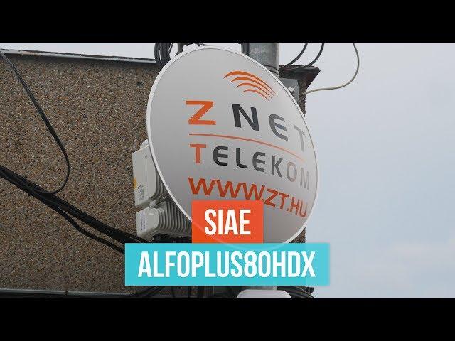 SIAE ALFOplus80HDX 80GHz 10Gigabit link - ZNET Telekom - ENGLISH SUBTITLES