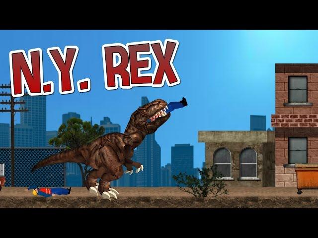 Динозавр Рекс в Нью-Йорке | N.Y. Rex Gameplay - GF4Y.COM