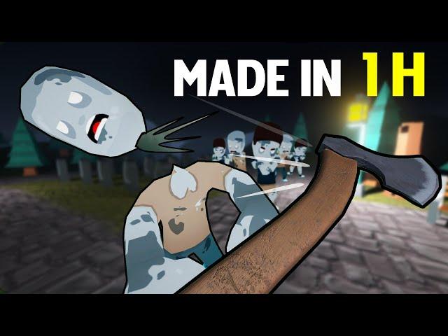 Making a VR game in ONE HOUR