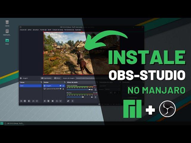 Dia 02 Manjaro - Como instalar o OBS Studio no Linux Manjaro