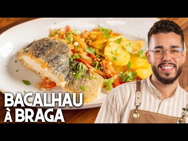 Receita de Bacalhau à Braga