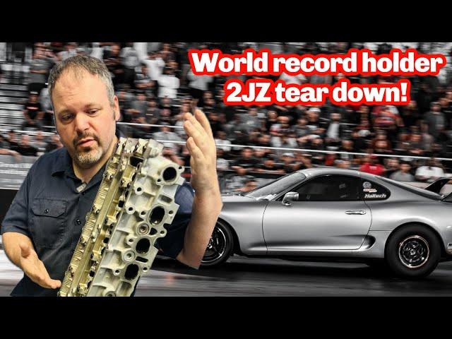 World's quickest synchronized manual 2JZ head tear down!