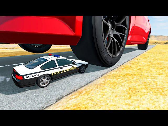 Satisfying cars vs Huge wheel crashes - SN2 #483 | BeamNG drive Live