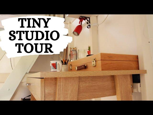 A Tour Of My Tiny Backyard Art Studio | 2021