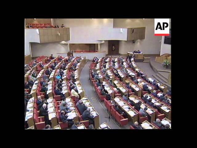 RUSSIA: MOSCOW: DUMA OPENS FOR FIRST SESSION AFTER SUMMER BREAK