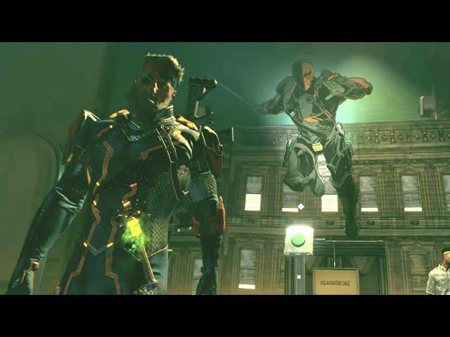 Deathstroke reacts to himself at Batman Museum | Suicide Squad: Kill The Justice League Season 4