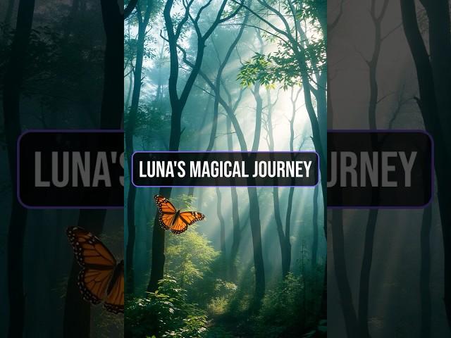 Discover Luna's mystical adventure! #MonarchButterfly #FairyTale #Magic