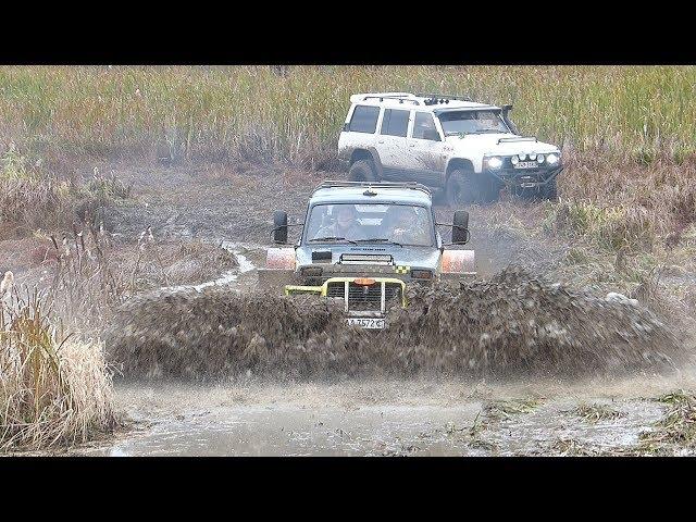 Раллийный БОЛОТОХОД НИВА-МАРШ 1,9 ТД и Nissan Patrol off road 4x4 MUD