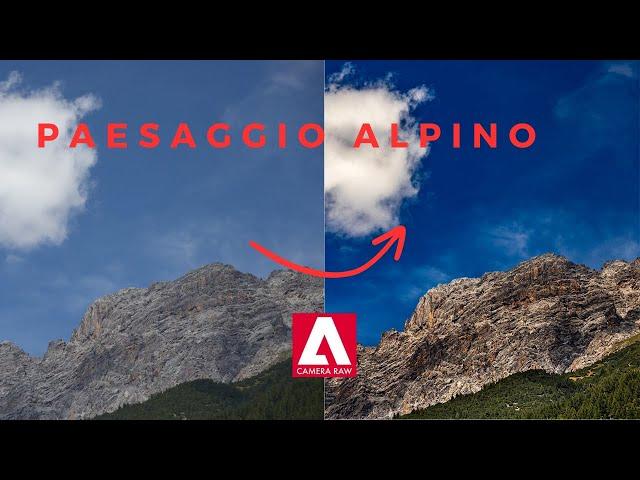 Tutorial Paesaggio Alpino con Camera Raw