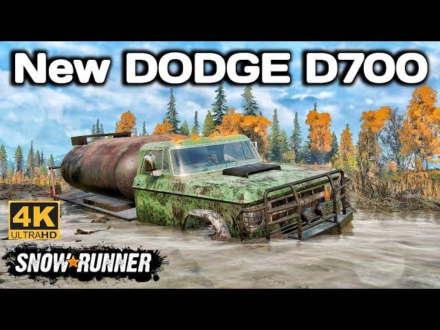 New DODGE D700 In SnowRunner Season 14 #snowrunner #truck #4k