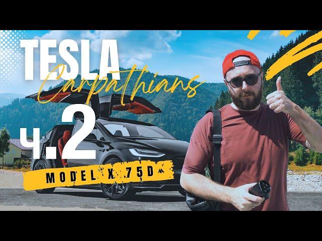  Який запас ходу Tesla Model X 75d? Подорож Карпати - Київ. 75d - це вирок? (Частина 2) .BURLA