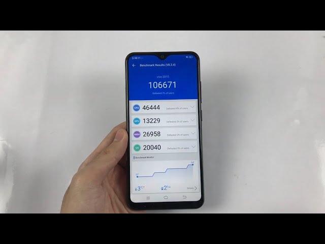 AnTuTu Benchmark Vivo Y1s | Helio P35 Ram 2GB Rom 32GB