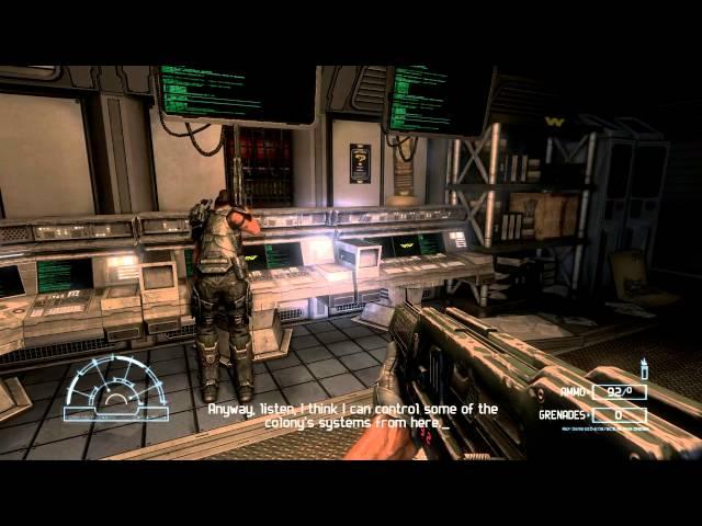 Aliens vs. Predator (2010) PC: Marine - Mission 1: Colony - Gameplay