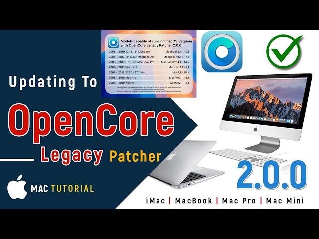 How to Update to OpenCore Legacy Patcher 2.0.0 | iMac, MacBook, Mac Pro or Mac Mini