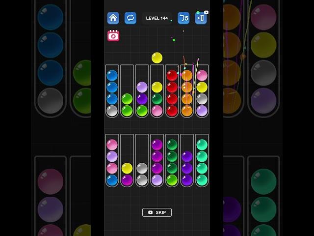 Ball Sort Puzzle Level 144 | Ball Sort Puzzle - Color Game