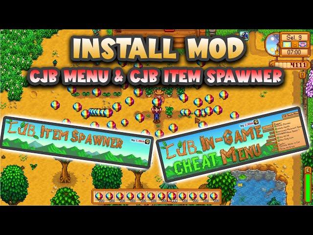 Stardew Valley Mod CJB Item Spawner & CJB Cheat Menu [Android, PC]