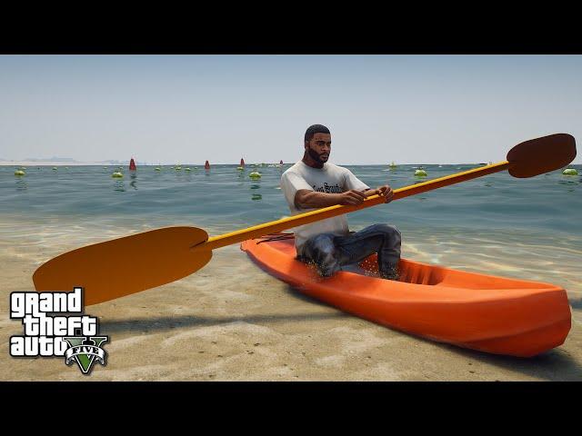 How to install Kayak mod in GTA 5 / Usable Kayak with Paddle