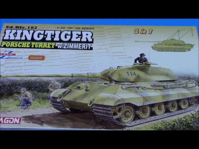 Russell Gosselin: Dragon 1/35 King Tiger (Porsche Turret)