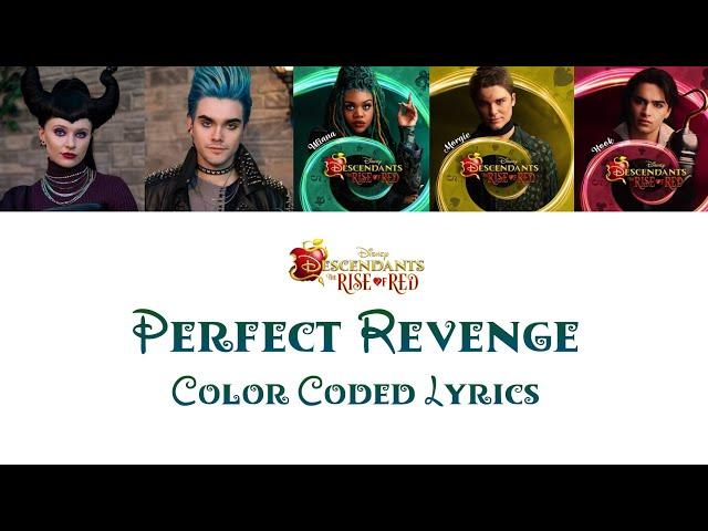 Cast of Descendants the Rise of Red - Perfect Revenge (Color Coded Lyrics)